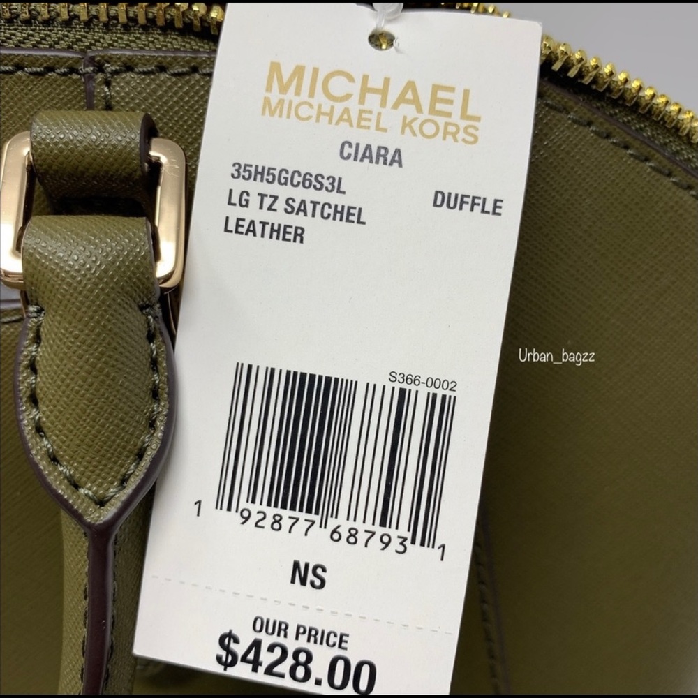 Michael Kors Ciara Large Top Zip Satchel - Picture 6 of 6